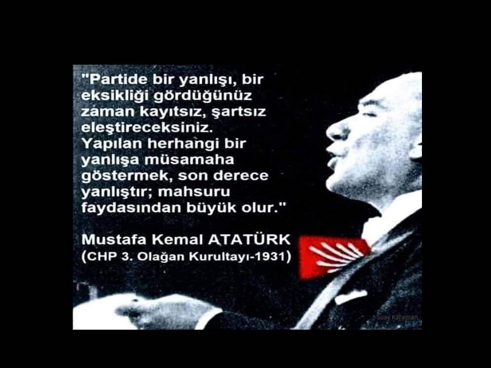Ataturk CHP Kurultayinda